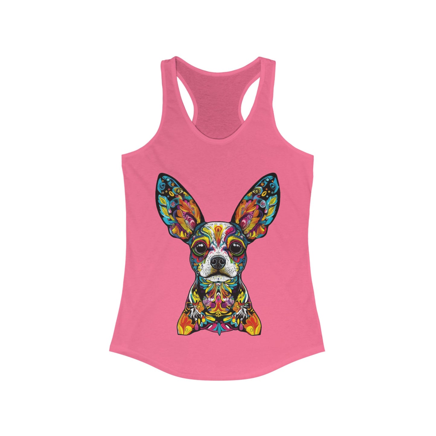 Dia De Muerte Doggo Ladies Tank