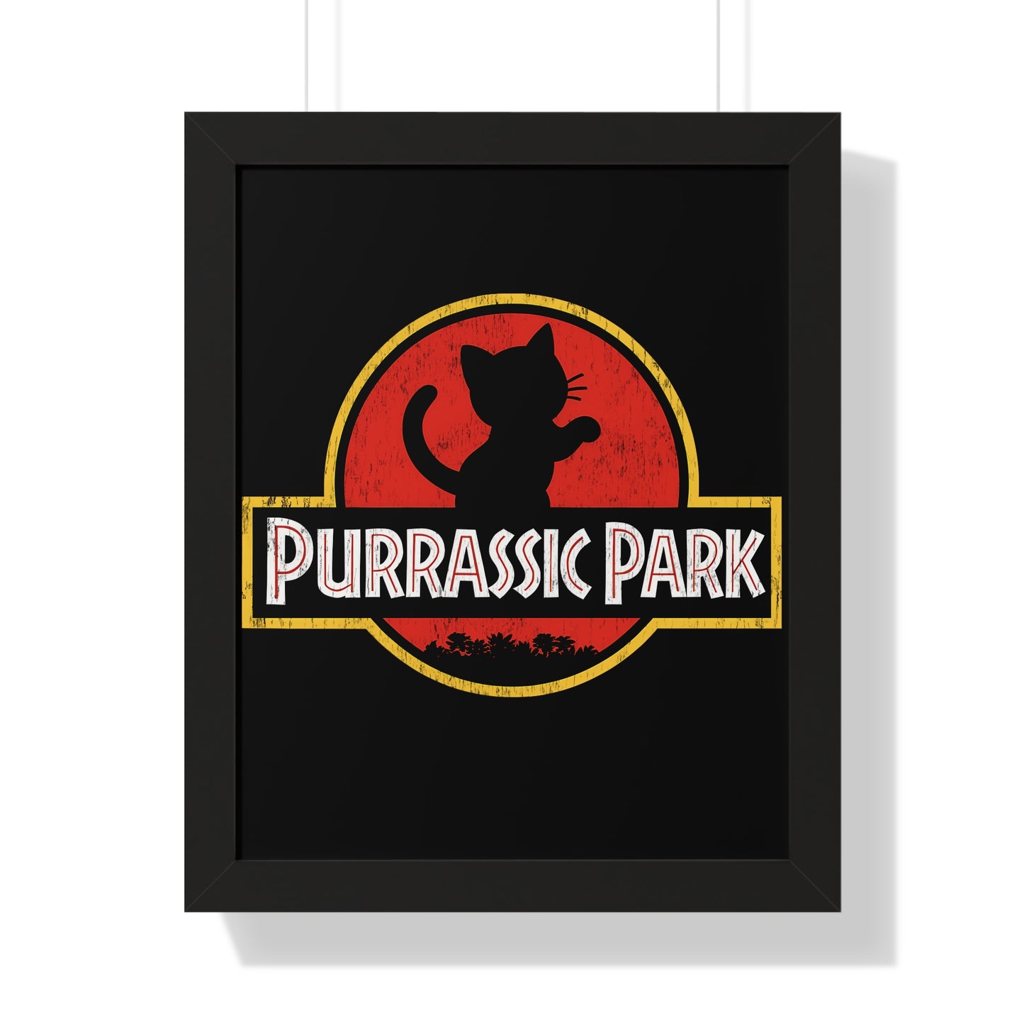 Purrassic Park Framed Wall Art