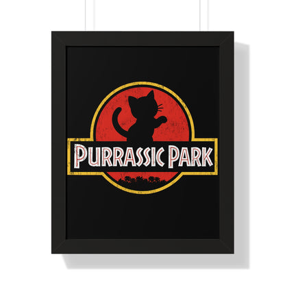 Purrassic Park Framed Wall Art