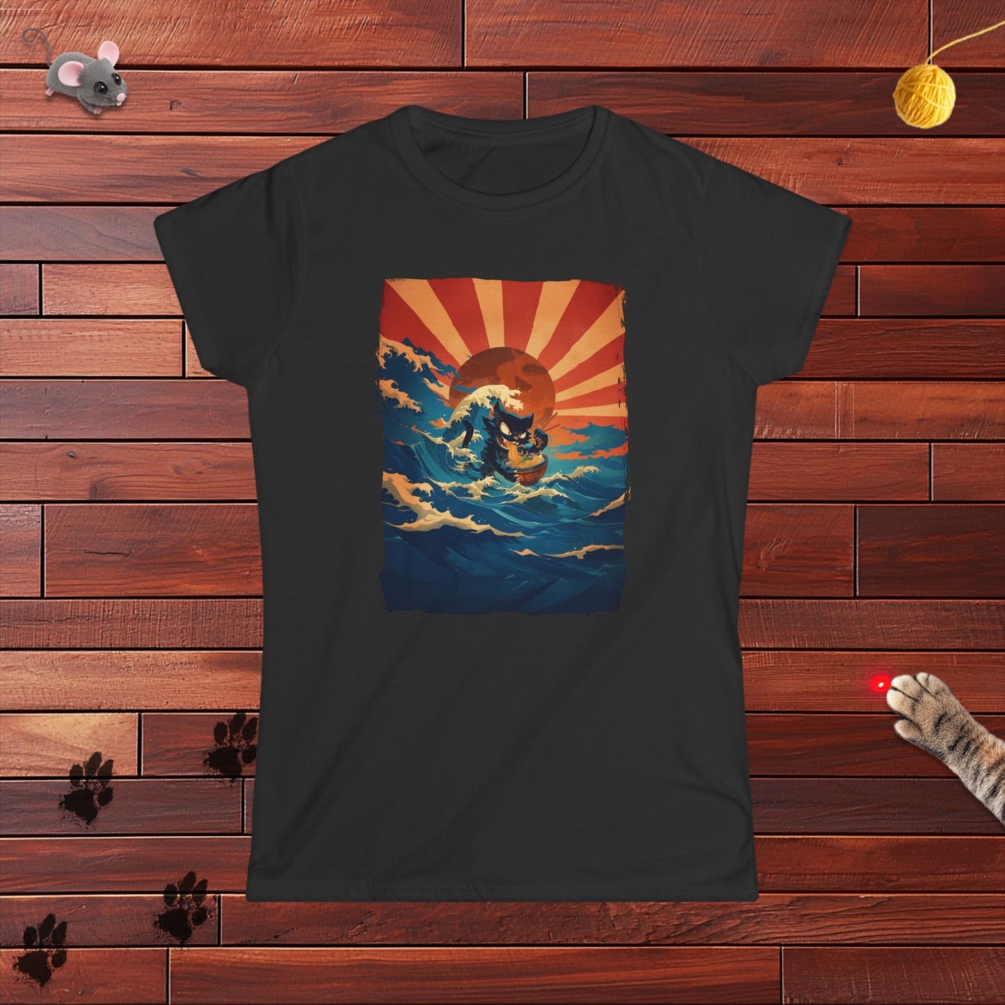 Ramen Kitty Ladies Tee