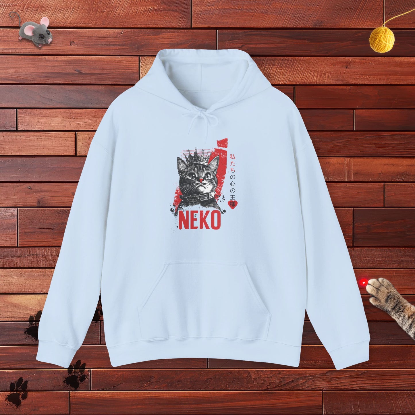 Neko King Of Our Hearts Hoodie