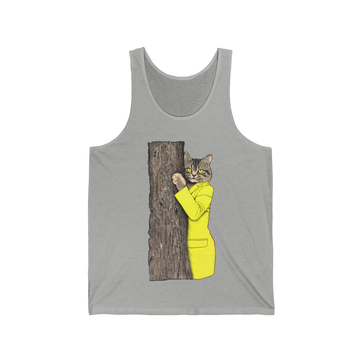 Yellow Jacket Cat Men's Tank