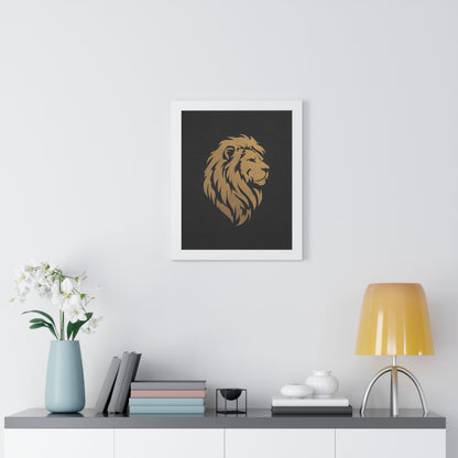 The King Framed Wall Art