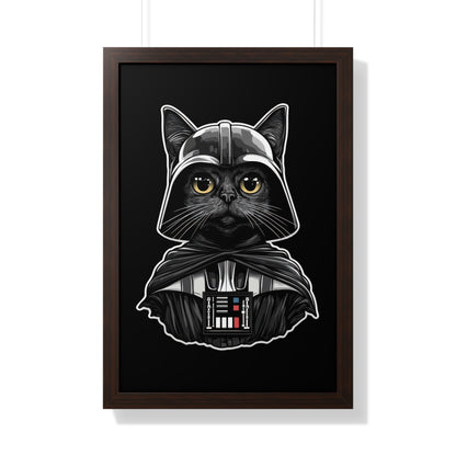 Darth Purrder Framed Wall Art