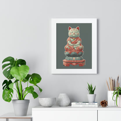 Buddy Kitty Framed Wall Art