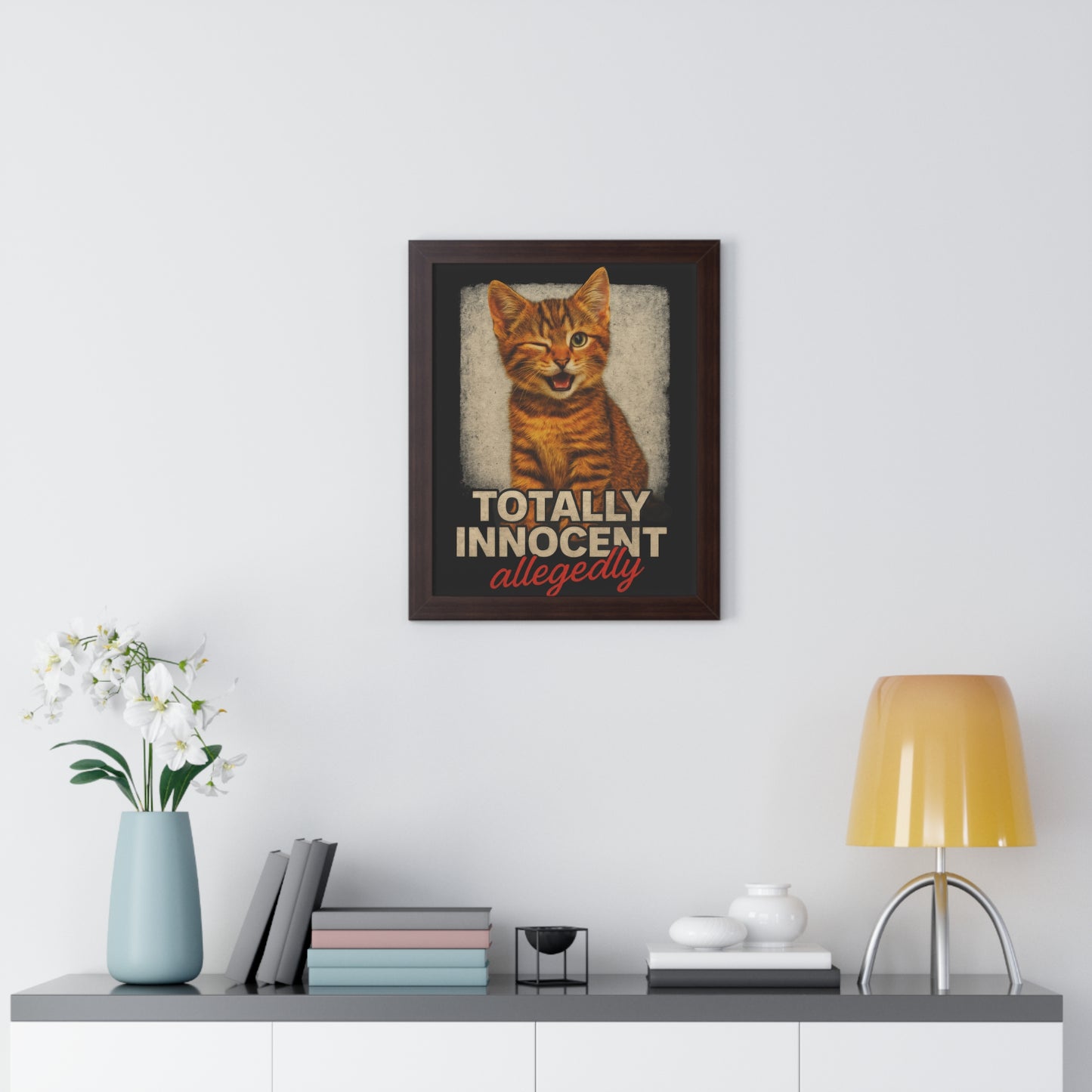 Totally Innocent Framed Wall Art
