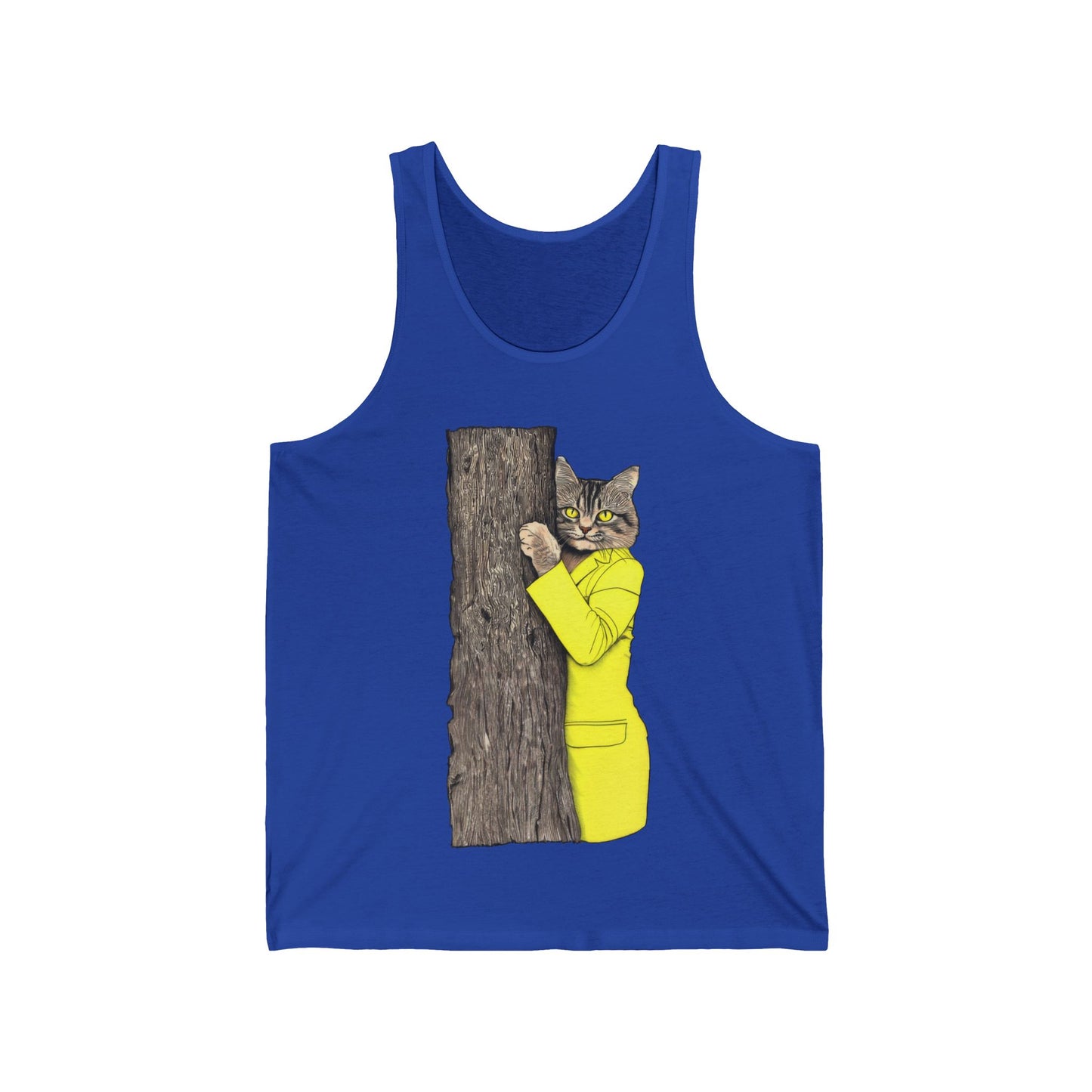 Yellow Jacket Cat Men's Tank