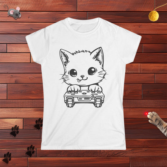 Gamer Kitty Ladies Tee