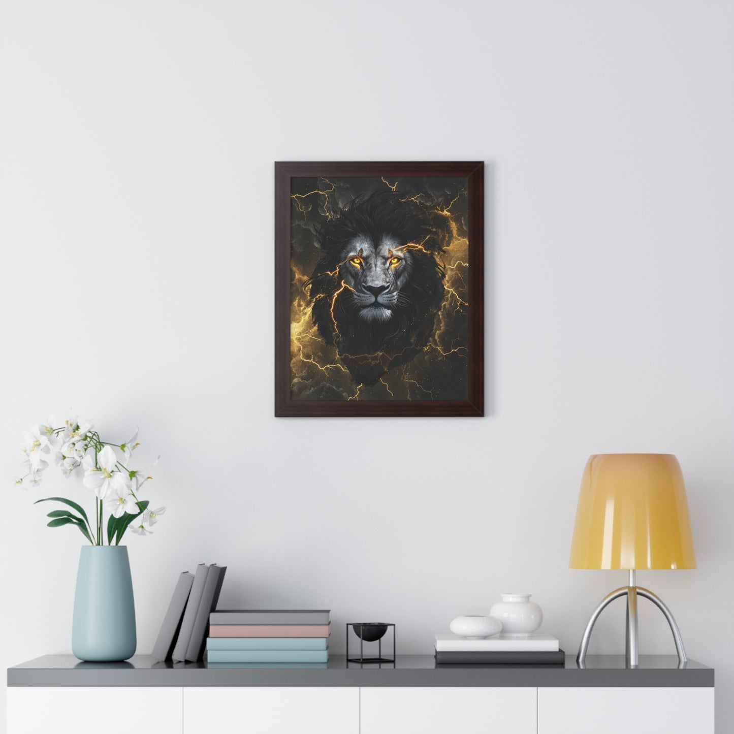 Big Cat Energy Framed Wall Art