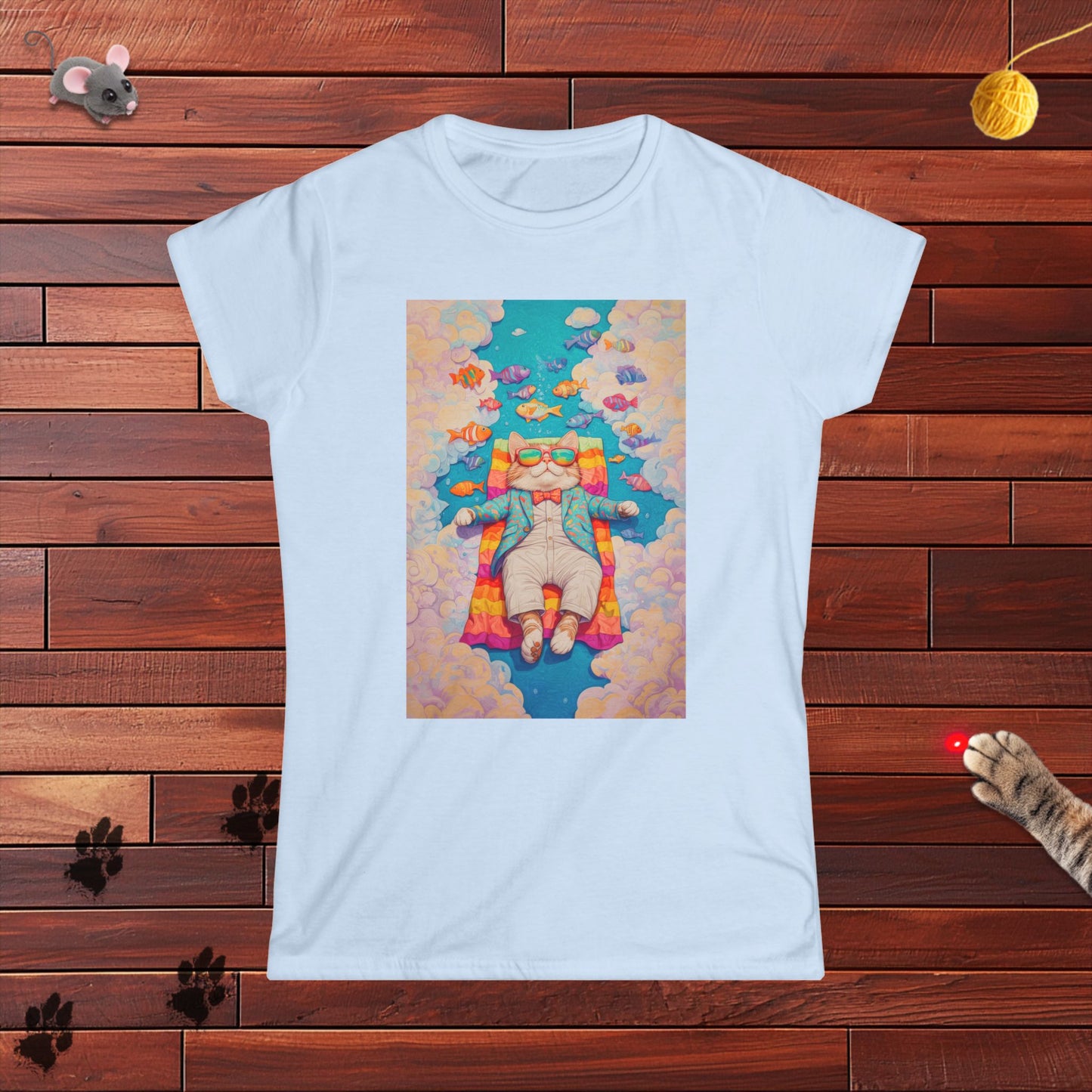 Chillaxing on Catnip Ladies Tee