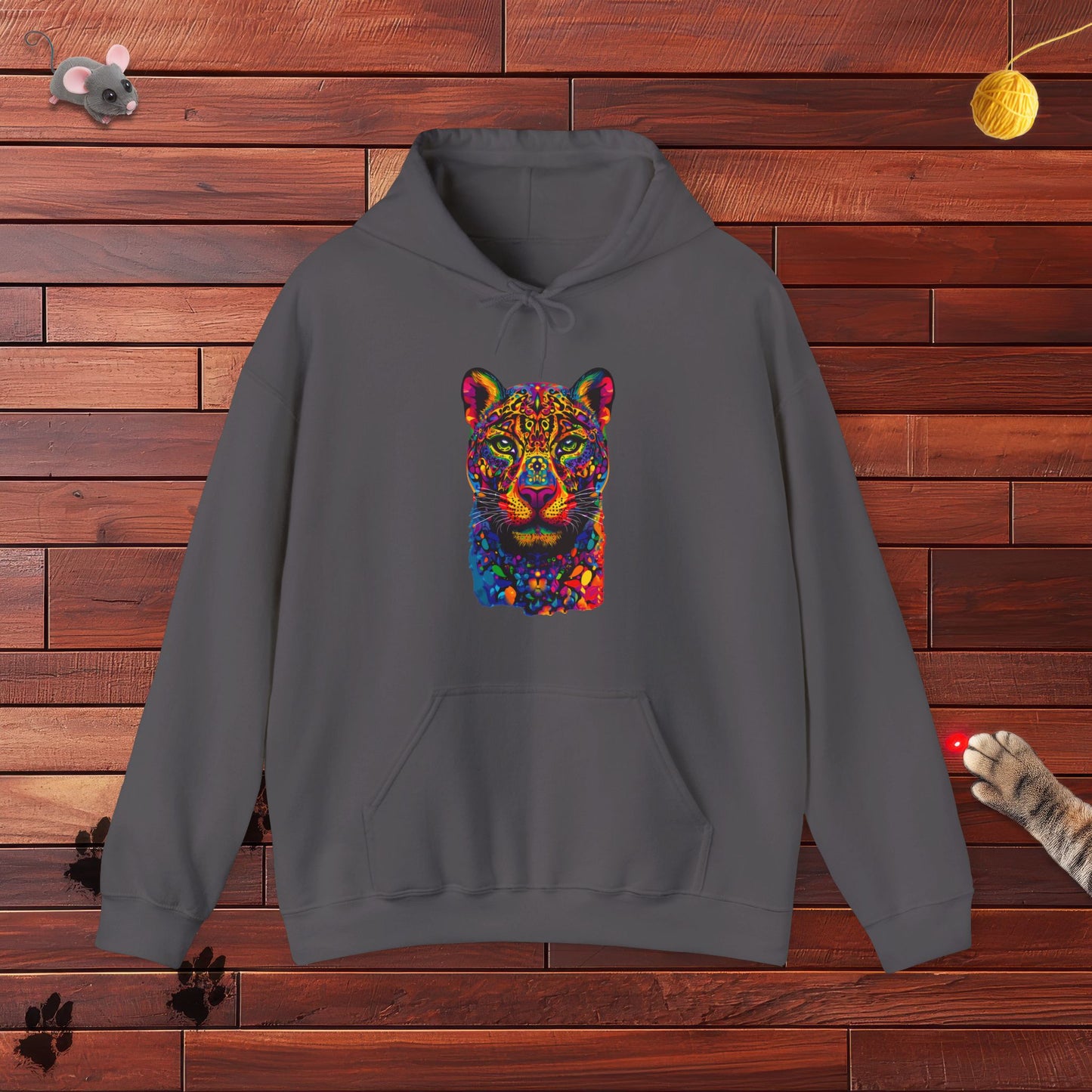 Dia De Muertos Panther Hoodie