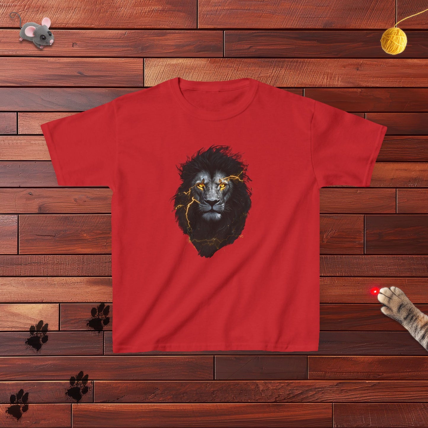 Big Cat Energy Kids Tee