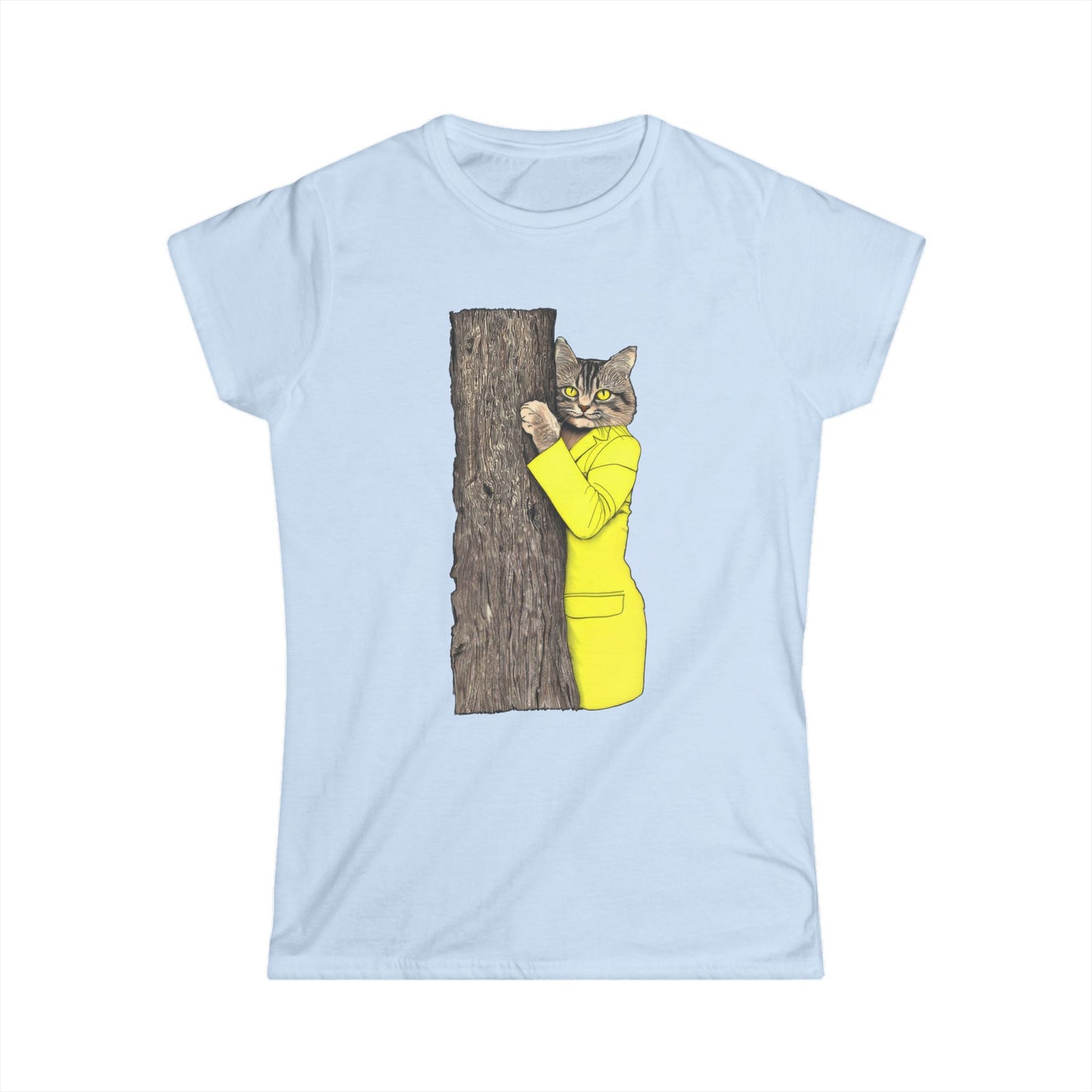 Yellow Jacket Cat Women's Tee