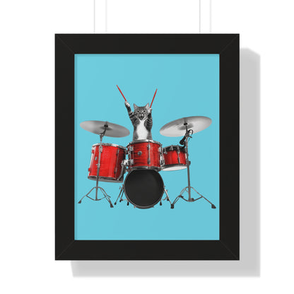 The Cutest Drummer Framed Wall Art