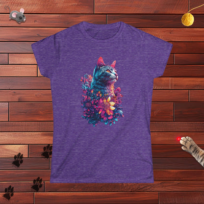 Floral Cat Ladies Tee