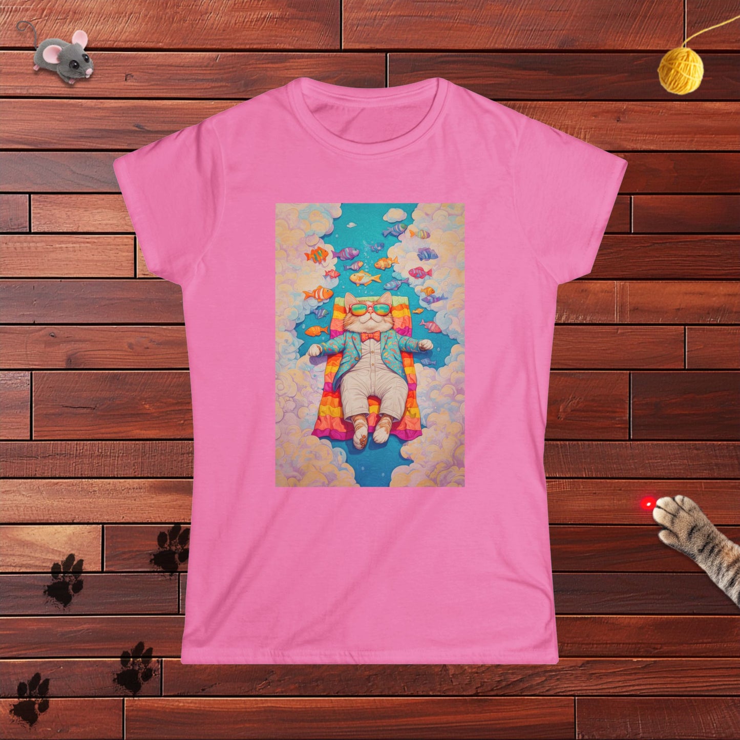 Chillaxing on Catnip Ladies Tee