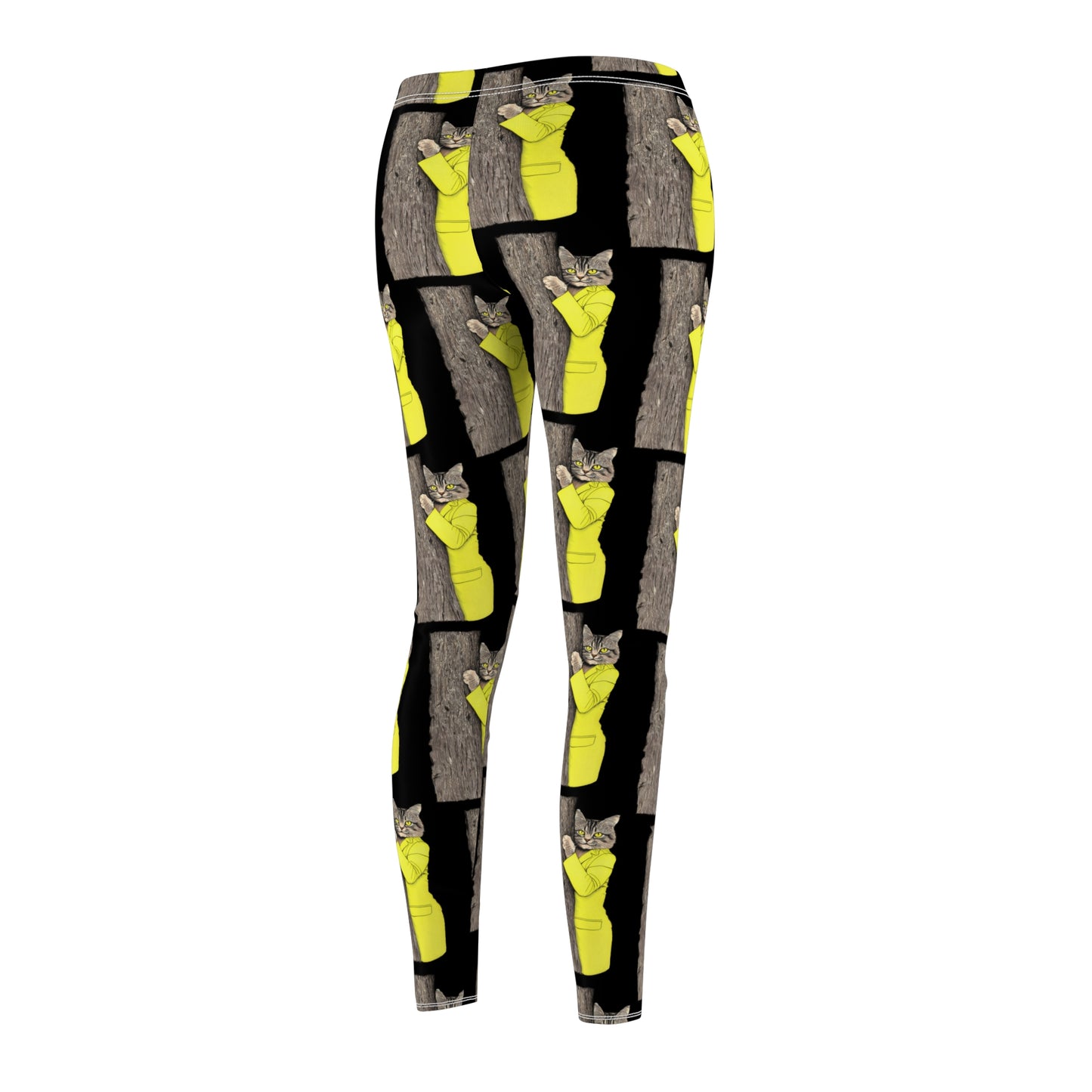 Yellow Jacket Cat Leggings