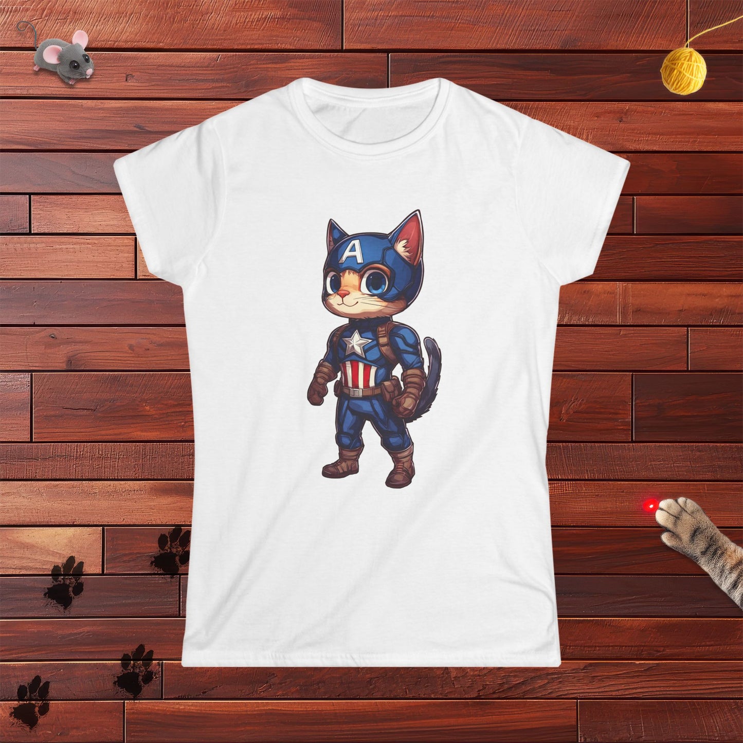Captain Americat Ladies Tee