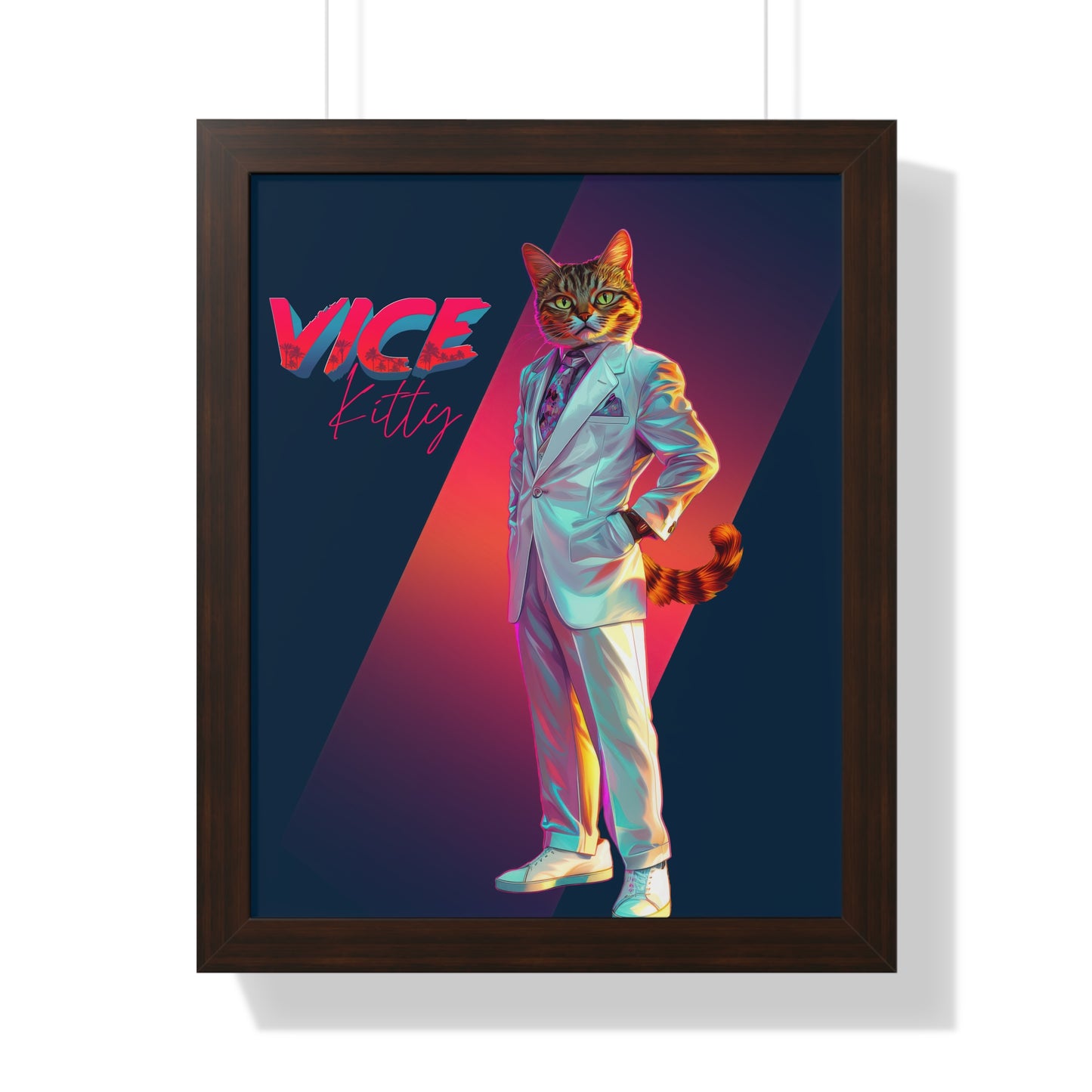 Vice Kitty Framed Wall Art