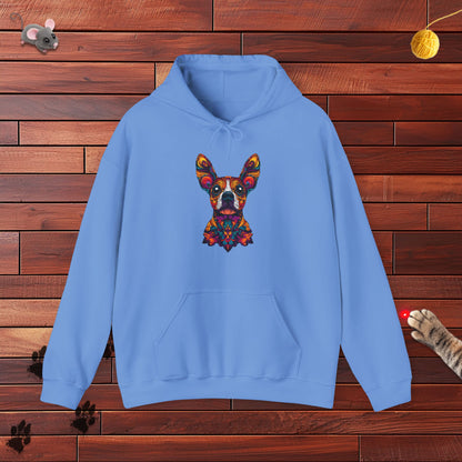 Dia De Muertos Frenchie Hoodie