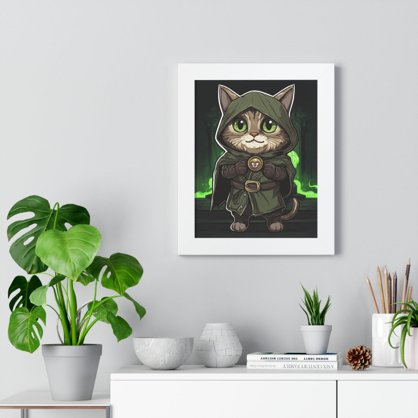 Dr. Doomcat Framed Wall Art