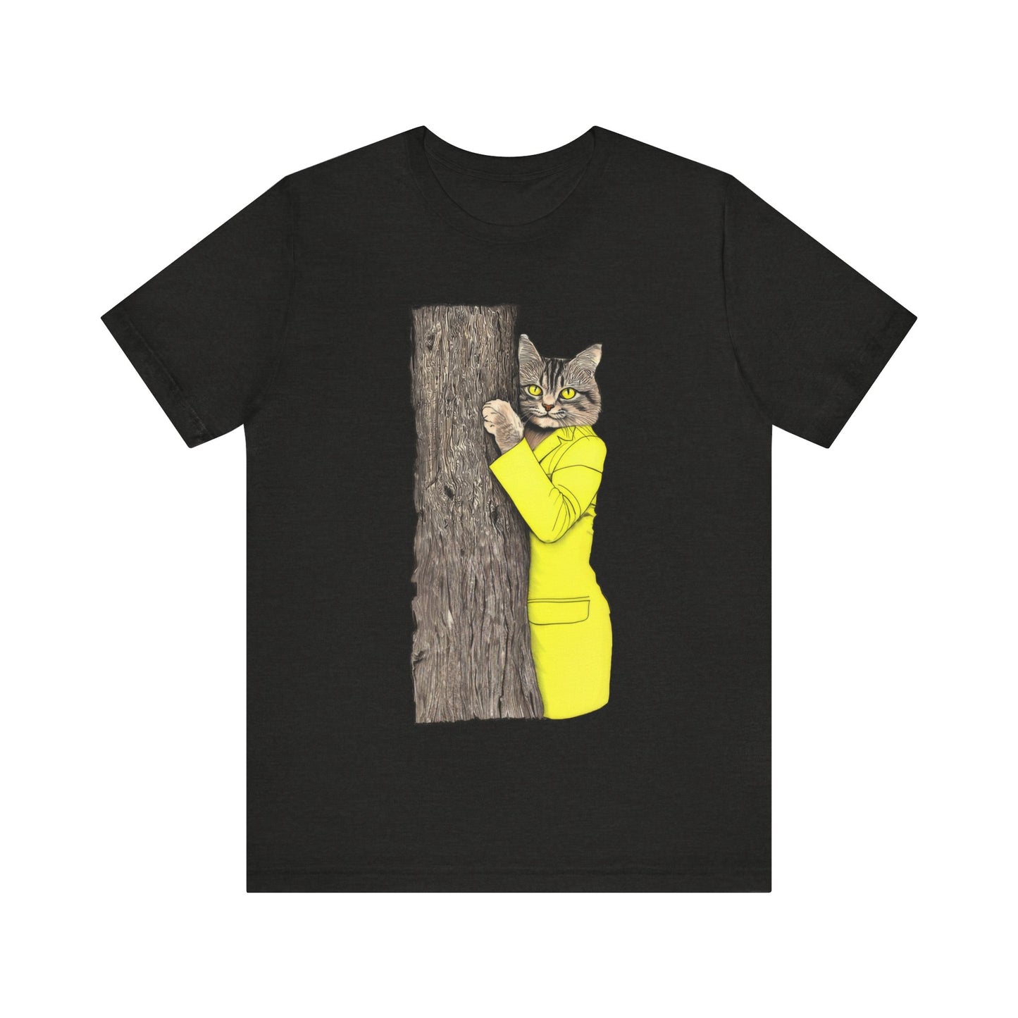 Yellow Jacket Cat Mens Tee