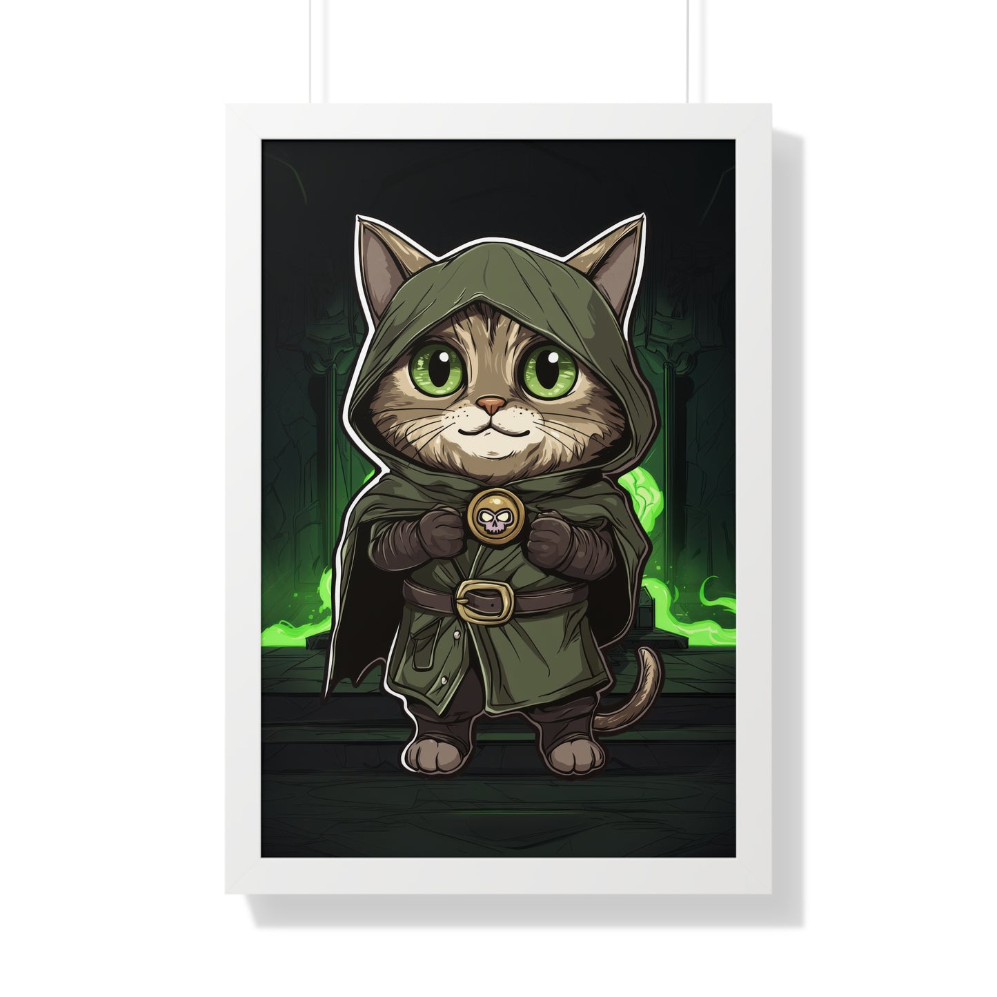 Dr. Doomcat Framed Wall Art