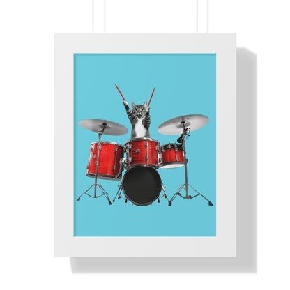 The Cutest Drummer Framed Wall Art