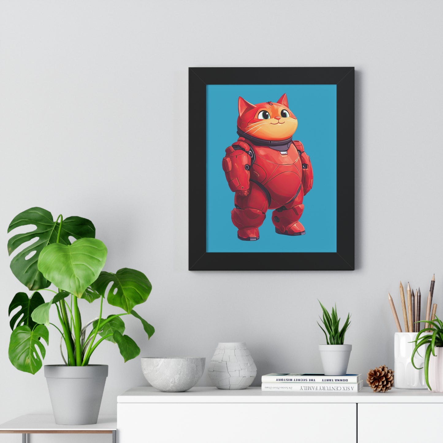 Big Kitty 6 Framed Wall Art