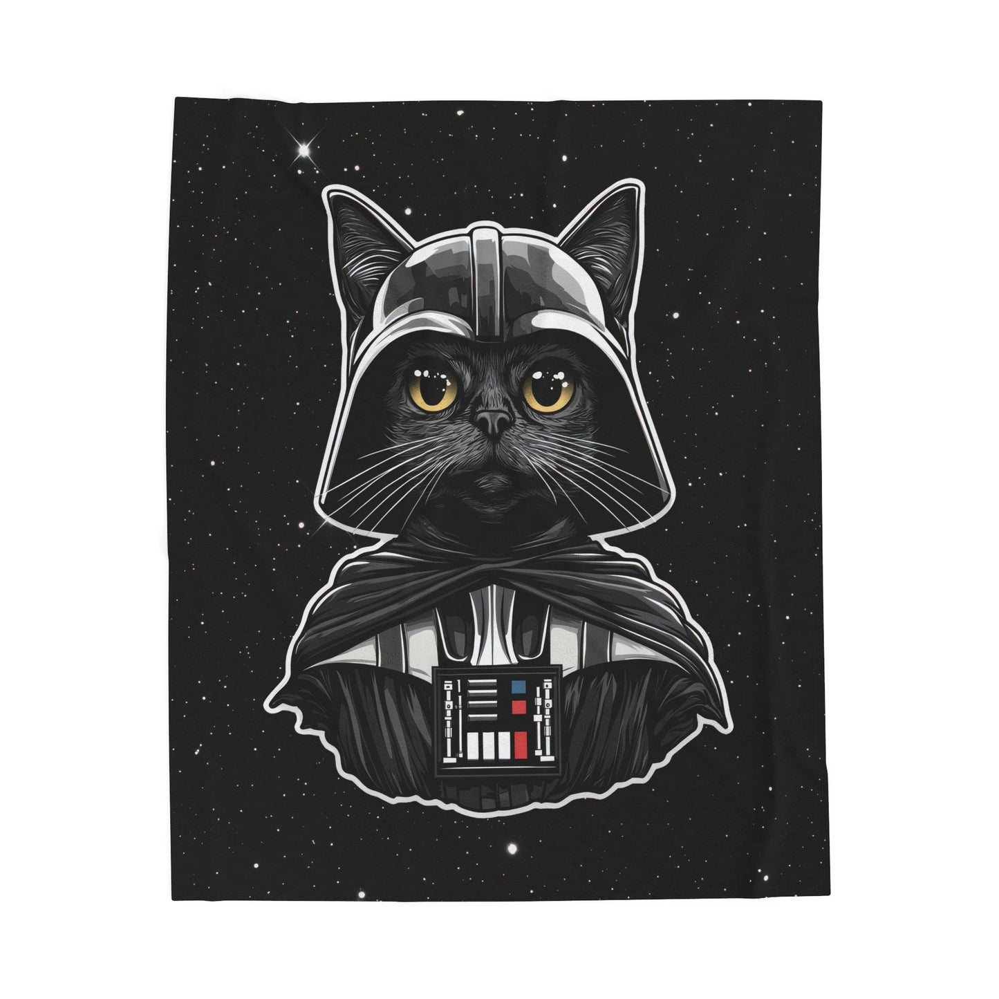 Darth Purrder Velveteen Plush Blanket