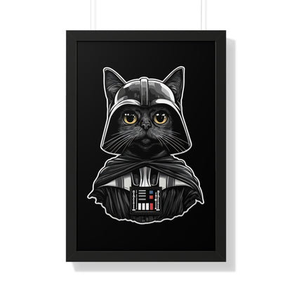 Darth Purrder Framed Wall Art