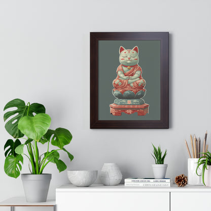 Buddy Kitty Framed Wall Art