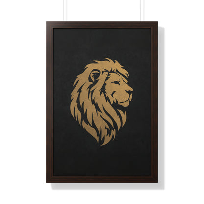 The King Framed Wall Art