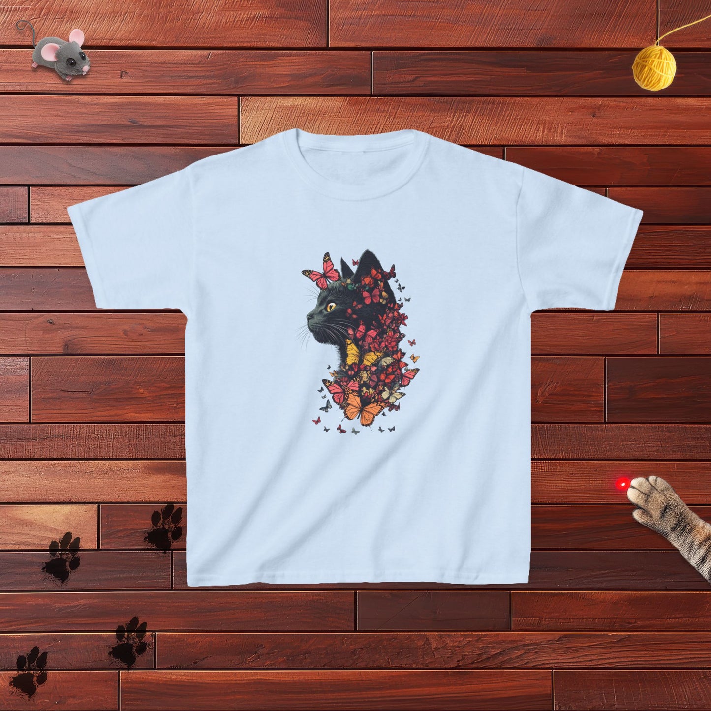 Butterfly Kitty Kids Tee