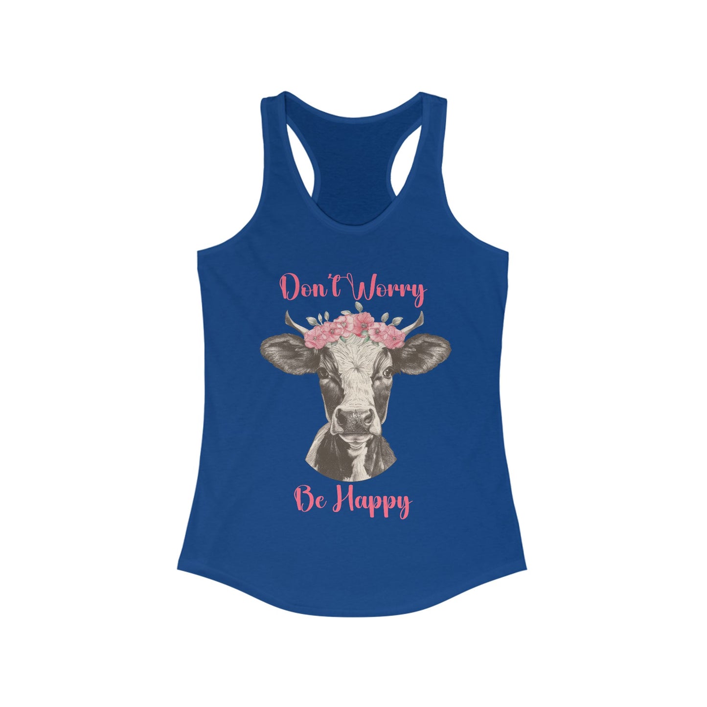 Don't Worry Be Happy Ladies Tank