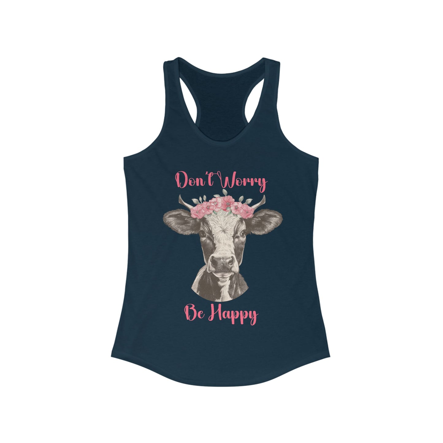 Don't Worry Be Happy Ladies Tank
