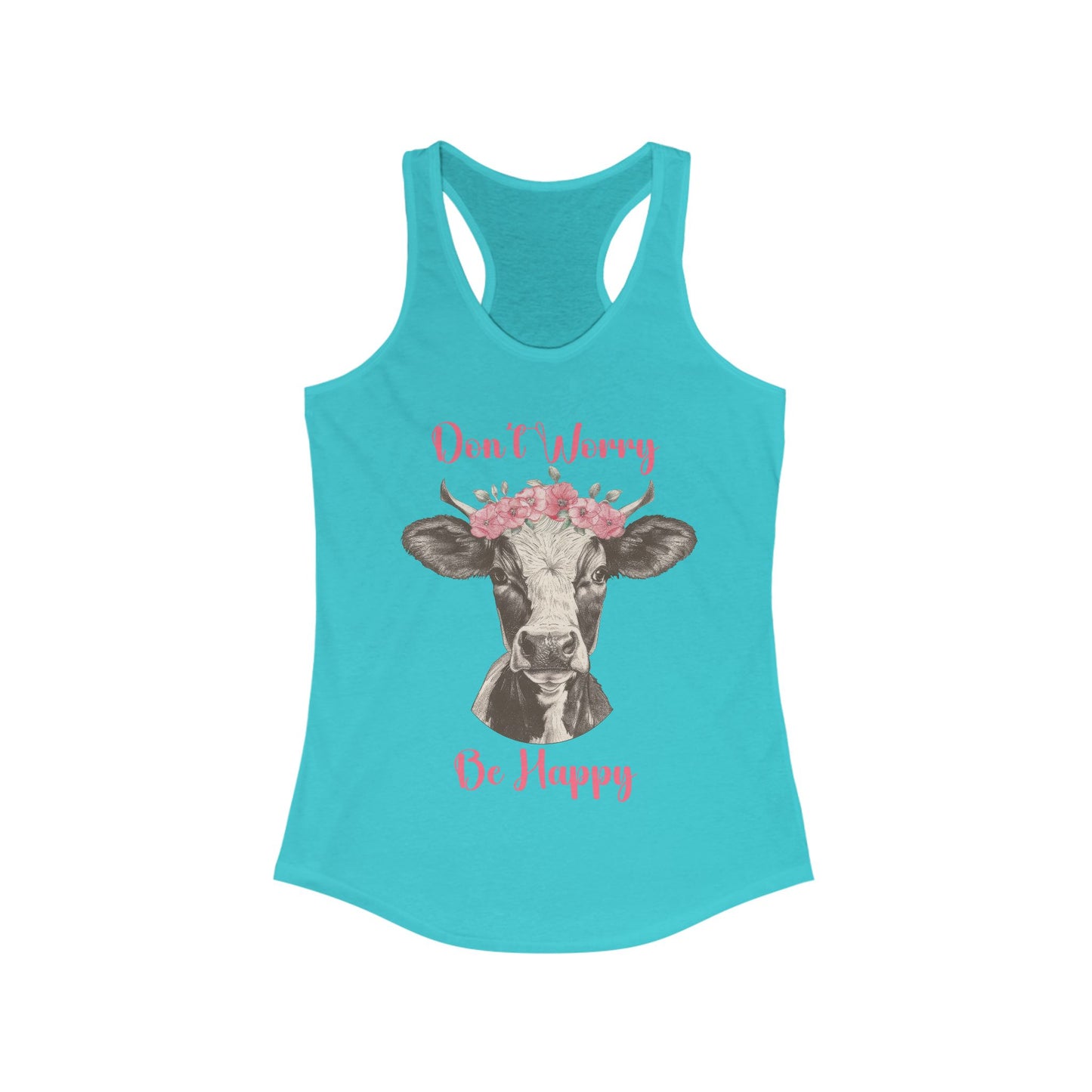 Don't Worry Be Happy Ladies Tank