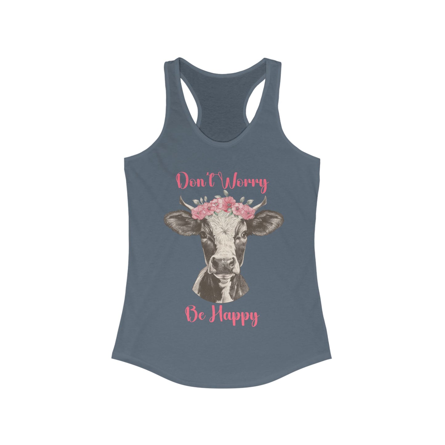 Don't Worry Be Happy Ladies Tank