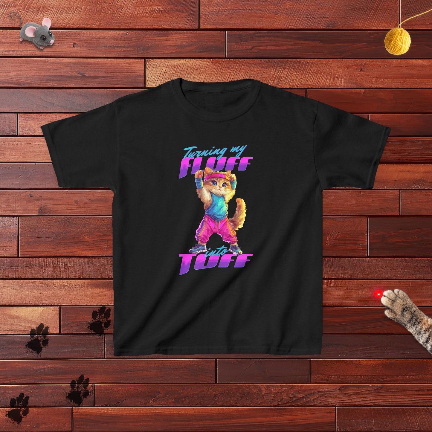 Turning My Fluff Into Tuff Kids Tee