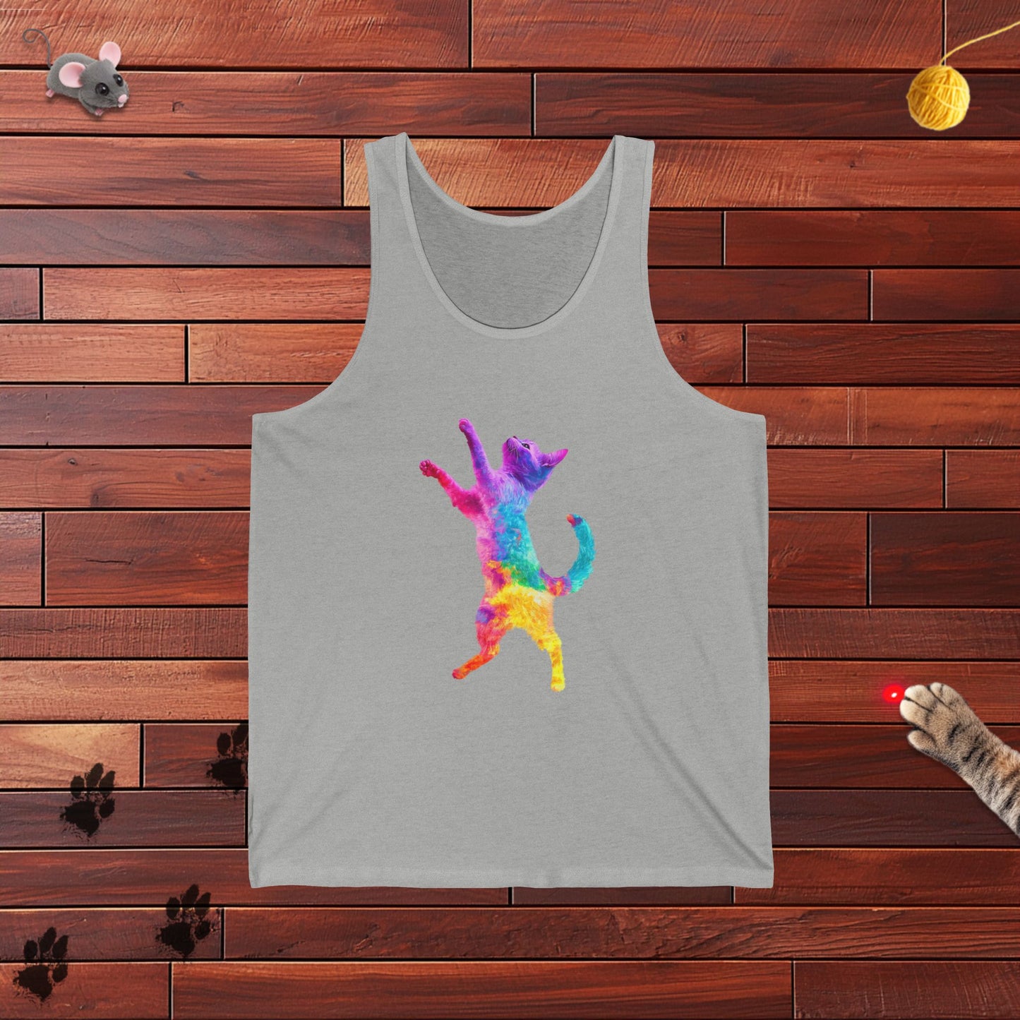 Vibing Cat Mens Tank