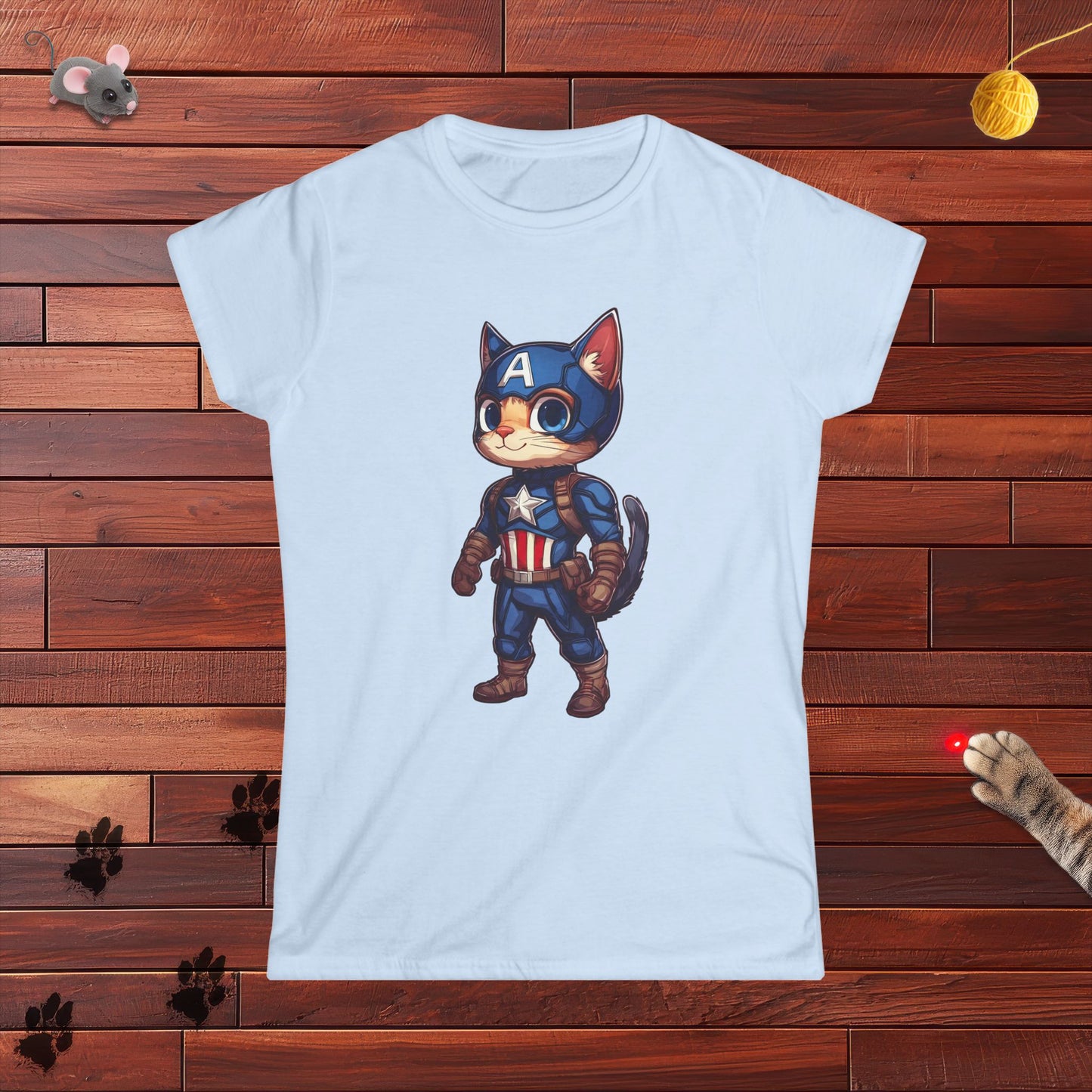 Captain Americat Ladies Tee