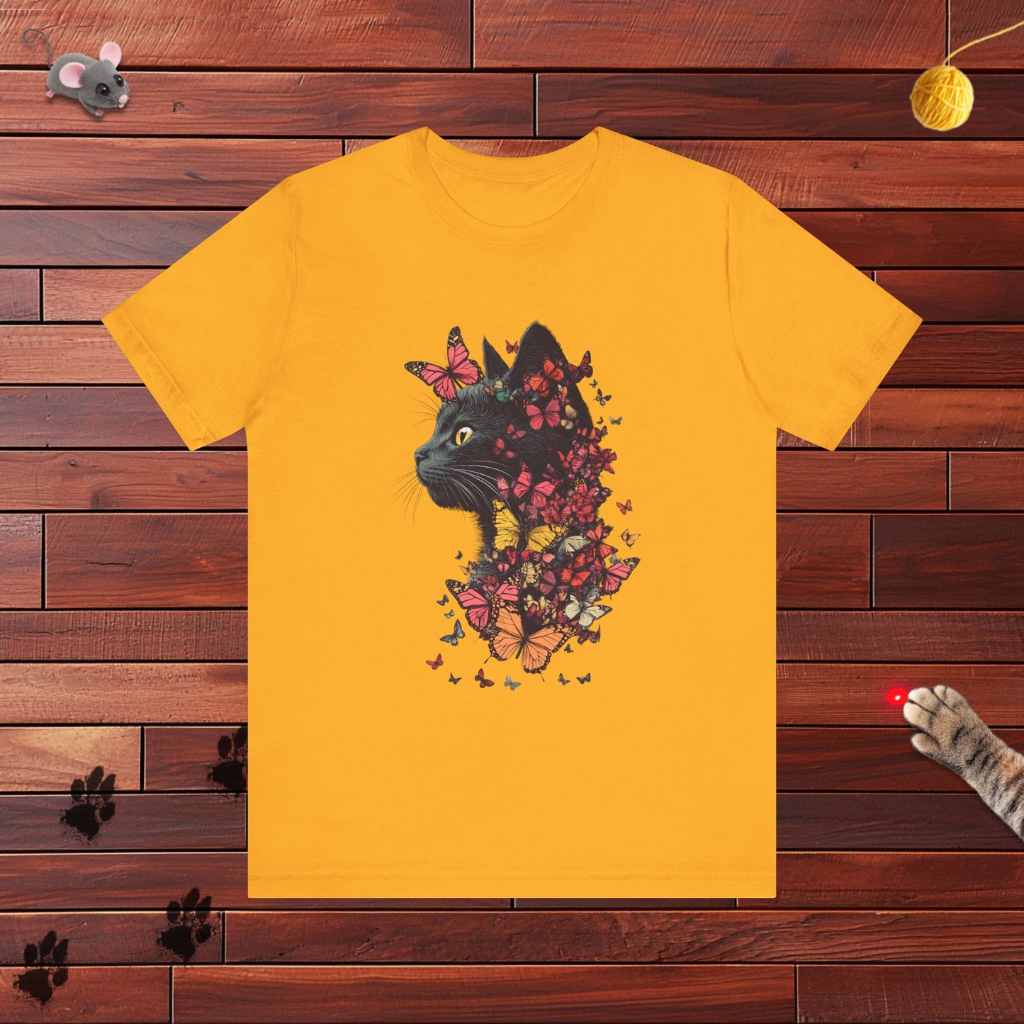 Butterfly Kitty Mens Tee