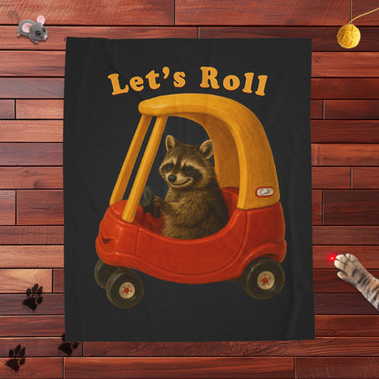 Lets Roll Velveteen Plush Blanket