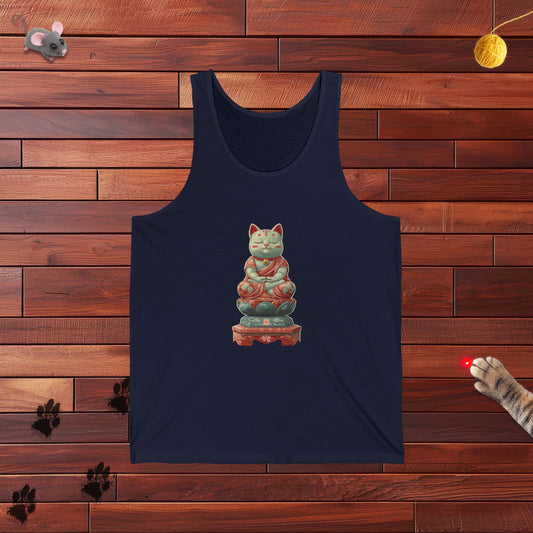 Buddha Kitty Mens Tank