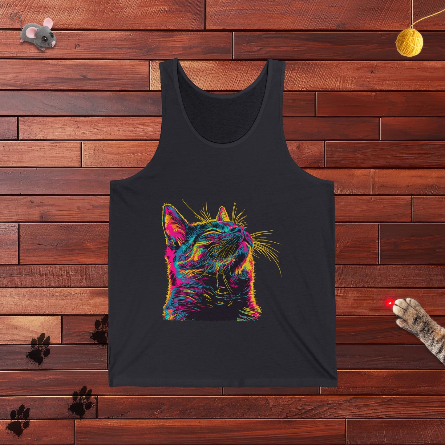 Electric Whiskers Mens Tank