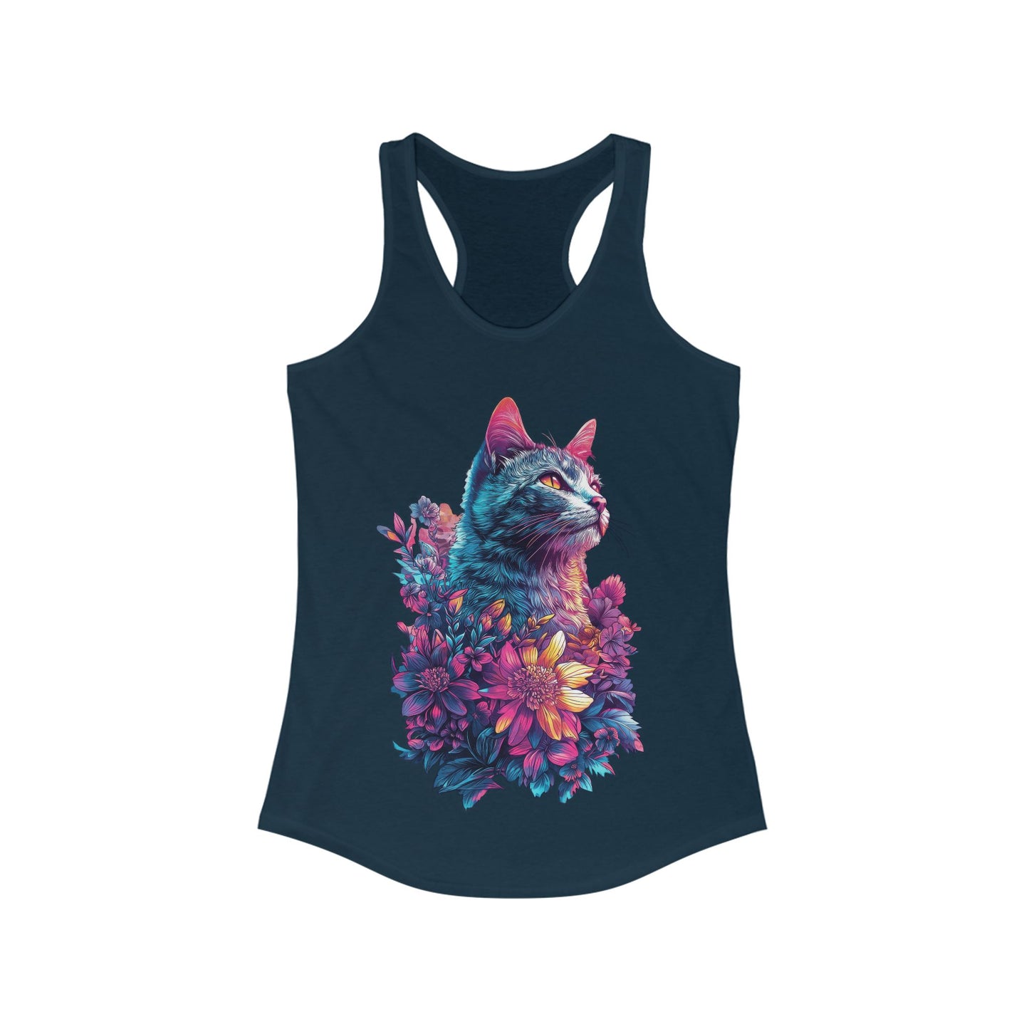 Floral Cat Ladies Tank