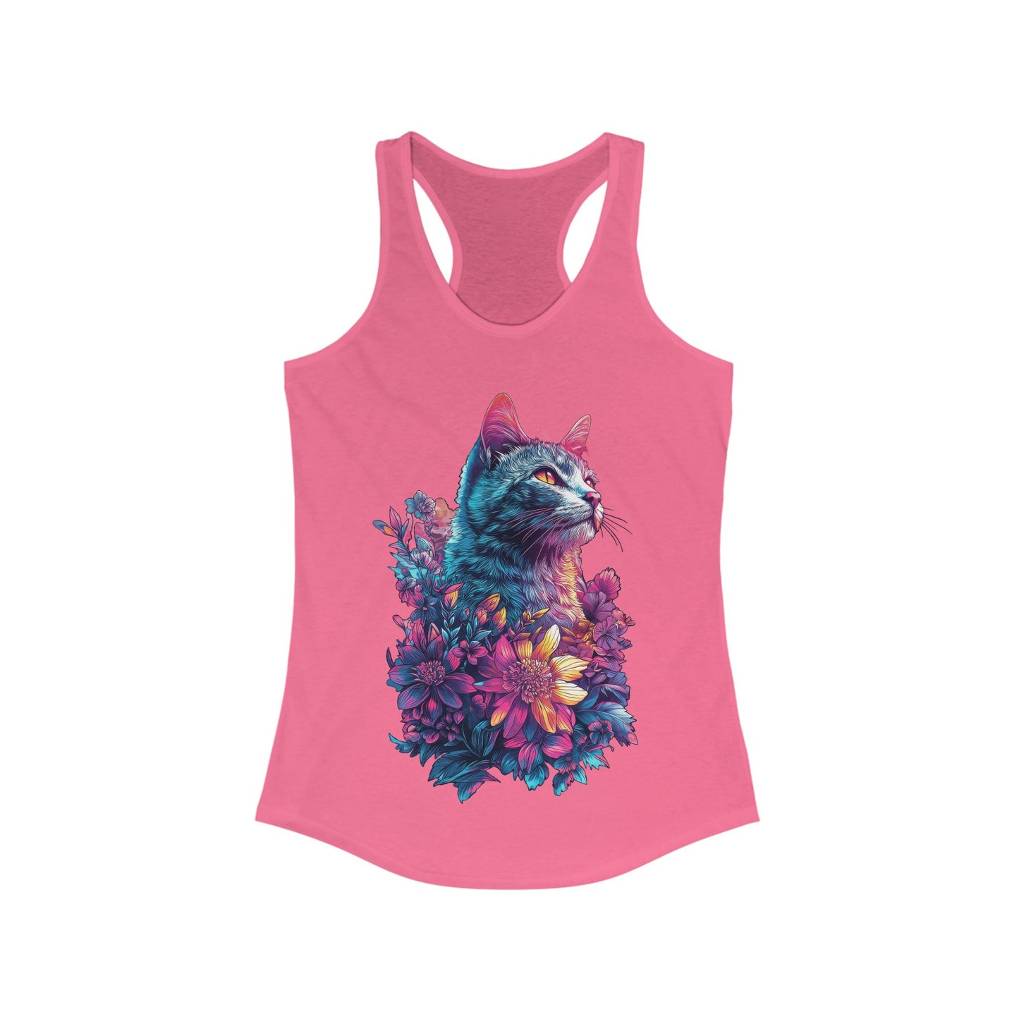 Floral Cat Ladies Tank