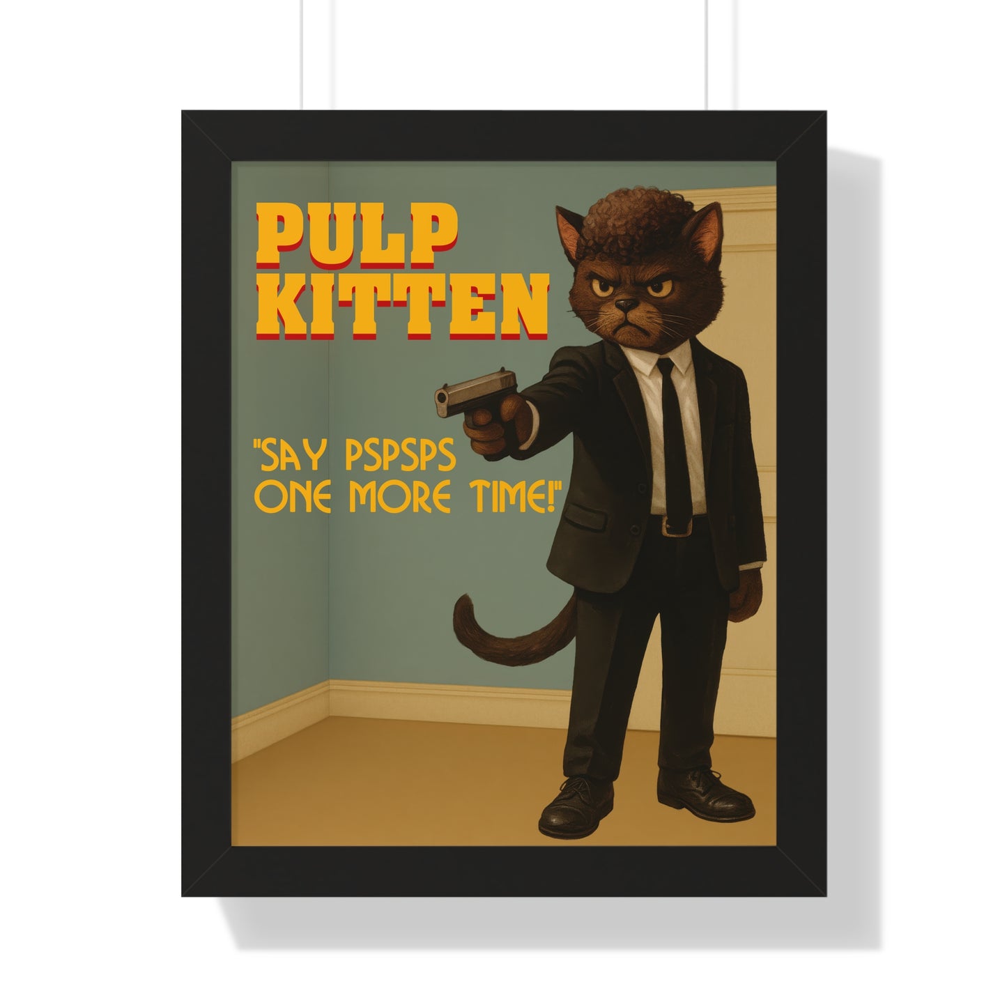 Pulp Kitten Framed Wall Art