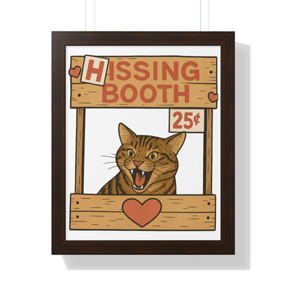 Hissing Booth Framed Wall Art