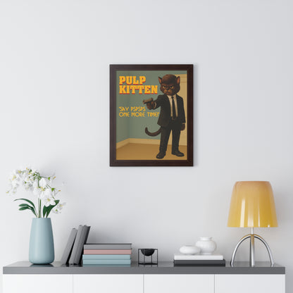 Pulp Kitten Framed Wall Art